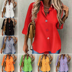 Women's Button Front Cardigan Shirt - Long Sleeve Casual Top