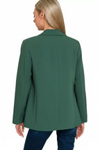 Women's Lined Woven Long Sleeve Professional Blazer | Fast Shipping
