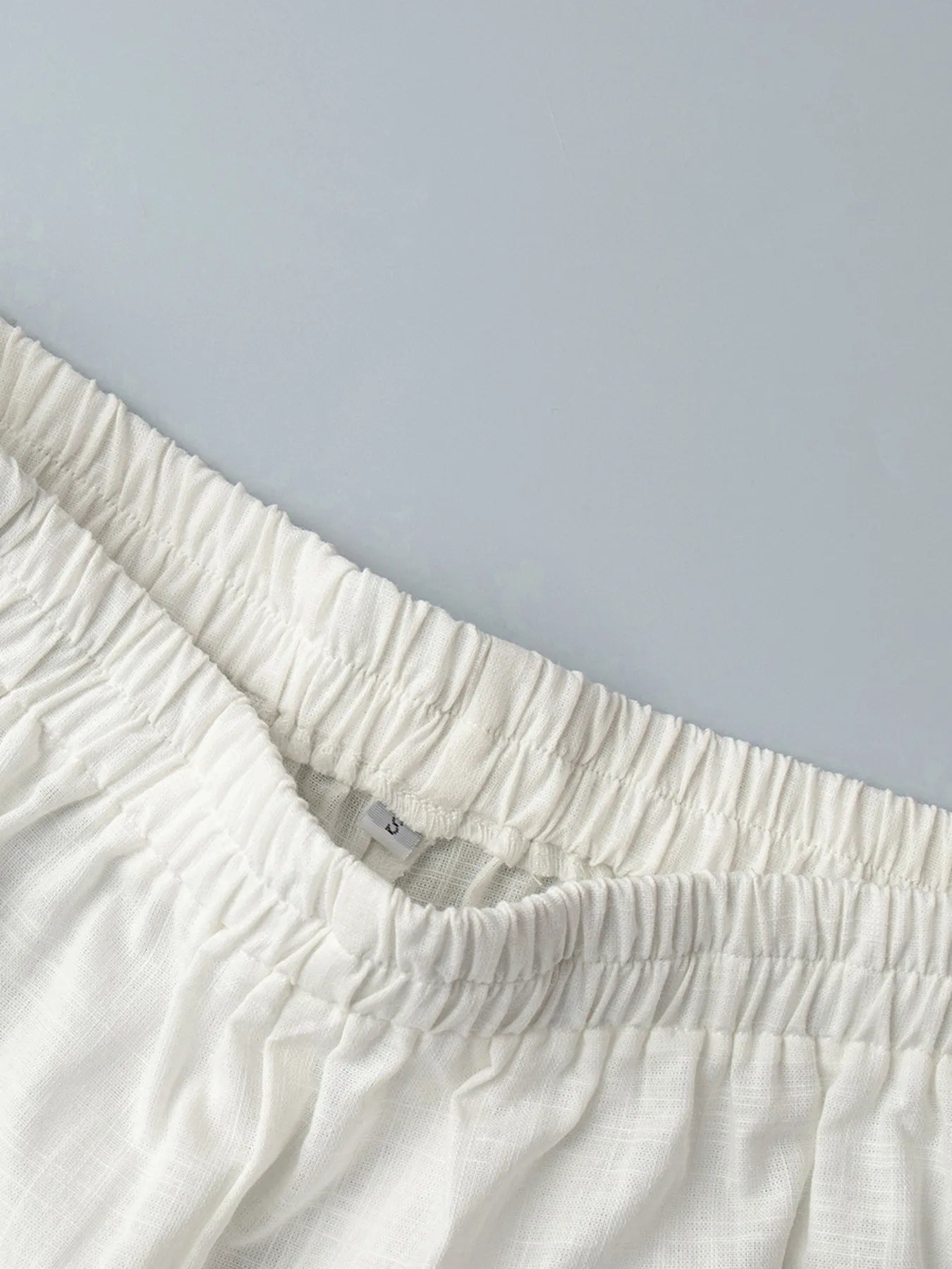 Sarah Express Women's Tie Front Long Sleeve Top and Shorts Set